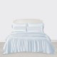 Online Alice Blue 3 PCS 22 Momme Mulberry Silk Duvet Cover Set UK Online Alice Blue 3 PCS 22 Momme Mulberry Silk Duvet Cover Set UK