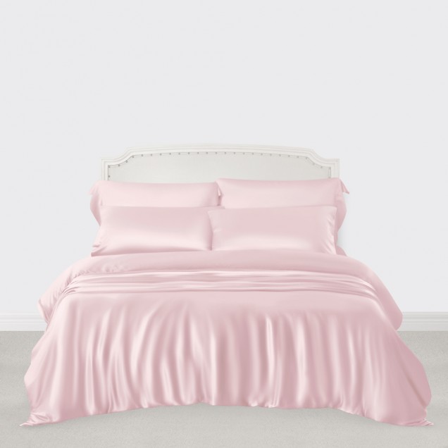 Online Baby Pink 3 PCS 22 Momme Mulberry Silk Duvet Cover Set UK Online Baby Pink 3 PCS 22 Momme Mulberry Silk Duvet Cover Set UK