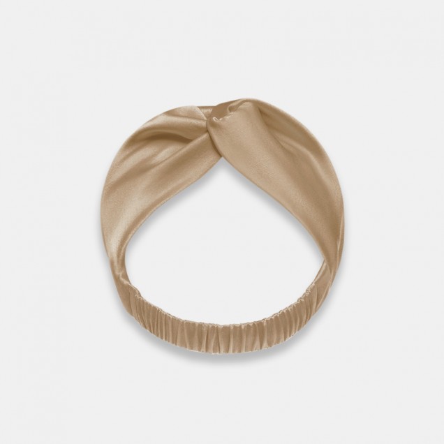 Online Beige Mulberry Silk Headband UK Online Beige Mulberry Silk Headband UK