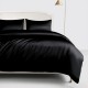 Online Black 22 Momme Mulberry Silk Duvet Cover UK