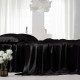 Online Black 22 Momme Mulberry Silk Flat Sheet UK Online Black 22 Momme Mulberry Silk Flat Sheet UK