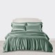 Online Celadon Green 3 PCS 22 Momme Mulberry Silk Duvet Cover Set UK Online Celadon Green 3 PCS 22 Momme Mulberry Silk Duvet Cover Set UK
