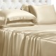 Online Champagne 22 Momme Mulberry Silk Sheet Set UK