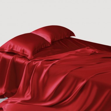 Online Cherry 22 Momme Mulberry Silk Sheet Set UK