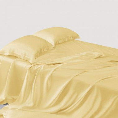 Online Gold 22 Momme Mulberry Silk Sheet Set UK