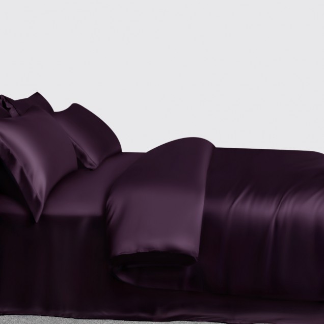 Online Grape 3 PCS 22 Momme Mulberry Silk Duvet Cover Set UK Online Grape 3 PCS 22 Momme Mulberry Silk Duvet Cover Set UK