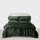 Online Hunter Green 3 PCS 22 Momme Mulberry Silk Duvet Cover Set UK Online Hunter Green 3 PCS 22 Momme Mulberry Silk Duvet Cover Set UK
