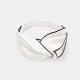 Online Ivory & Black Silk Headband UK Online Ivory & Black Silk Headband UK