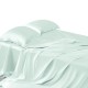 Online Light Cyan 22 Momme Mulberry Silk Sheet Set UK