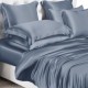 Online Misty Blue 22 Momme Mulberry Silk Duvet Cover UK