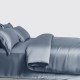Online Misty Blue 3 PCS 22 Momme Mulberry Silk Duvet Cover Set UK Online Misty Blue 3 PCS 22 Momme Mulberry Silk Duvet Cover Set UK